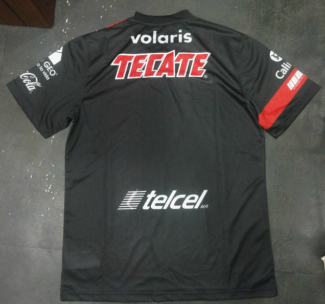 13-14 Club Tijuana Away Black Jersey Kit(Shirt+Short) - Click Image to Close